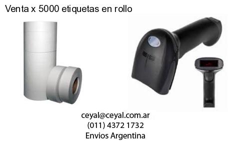 Venta x 5000 etiquetas en rollo
