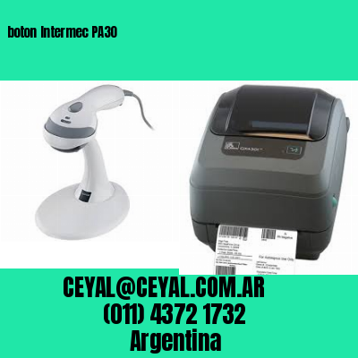 boton Intermec PA30