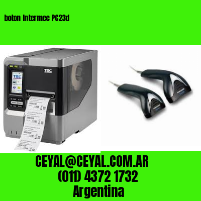 boton Intermec PC23d