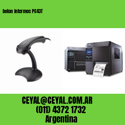 boton Intermec PC43T