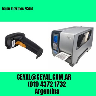 boton Intermec PC43d