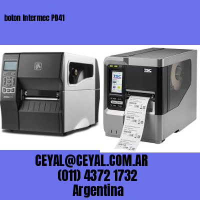 boton Intermec PD41