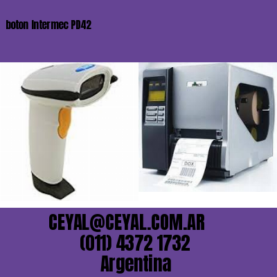 boton Intermec PD42