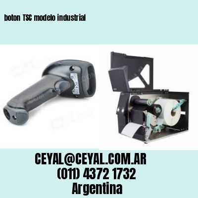 boton TSC modelo industrial