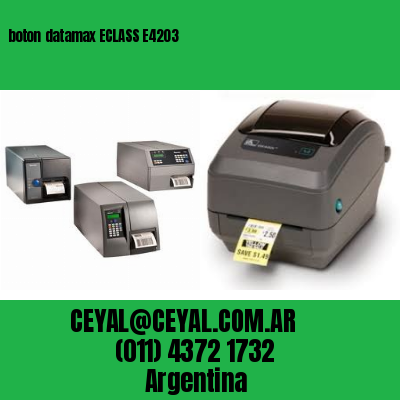 boton datamax ECLASS E4203