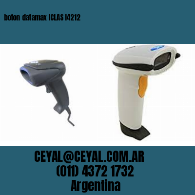 boton datamax ICLAS I4212