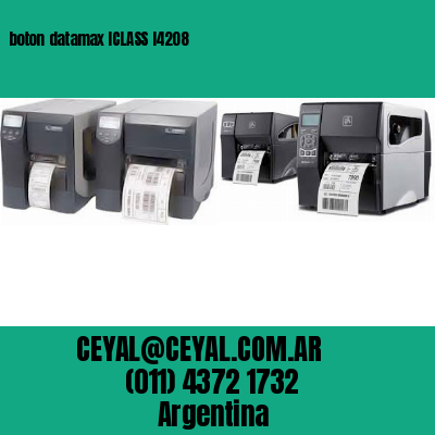 boton datamax ICLASS I4208