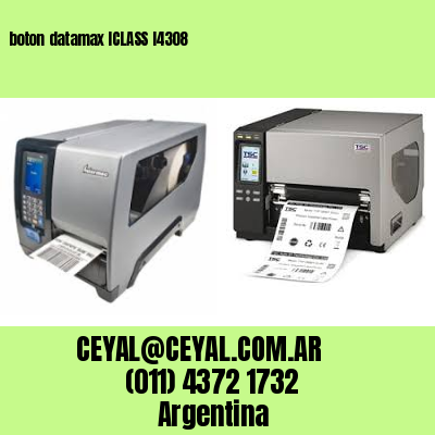 boton datamax ICLASS I4308