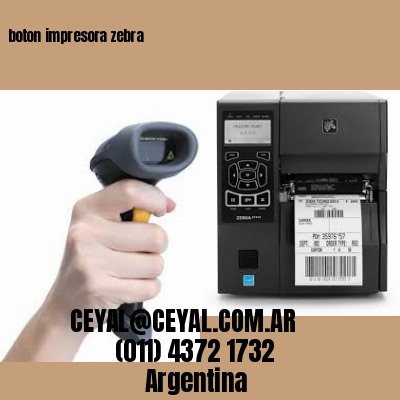 boton impresora zebra