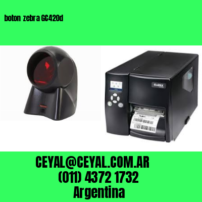 boton zebra GC420d