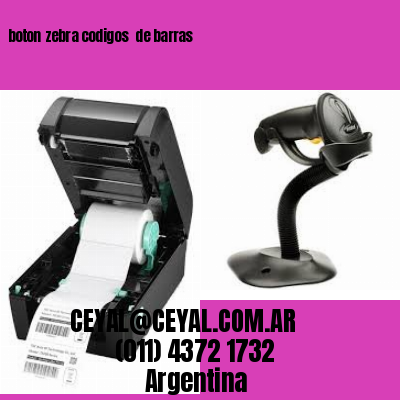 boton zebra codigos  de barras