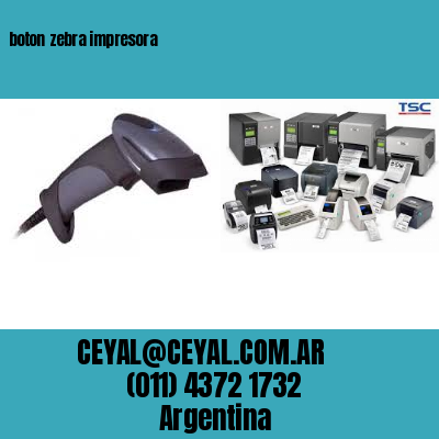 boton zebra impresora
