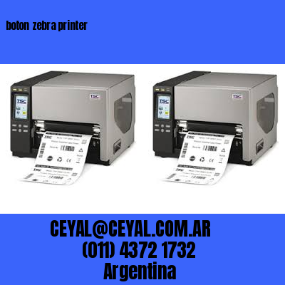 boton zebra printer