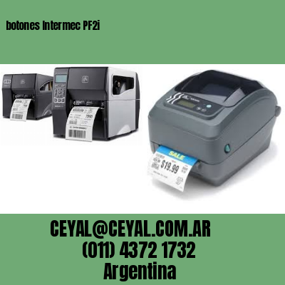 botones Intermec PF2i