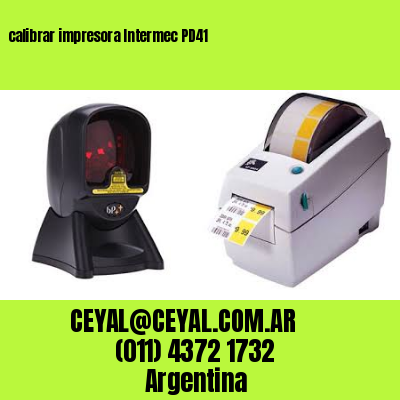 calibrar impresora Intermec PD41