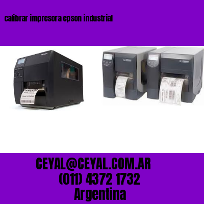 calibrar impresora epson industrial