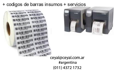   codigos de barras insumos   servicios