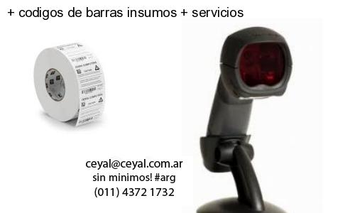   codigos de barras insumos   servicios