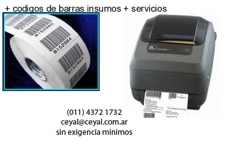   codigos de barras insumos   servicios