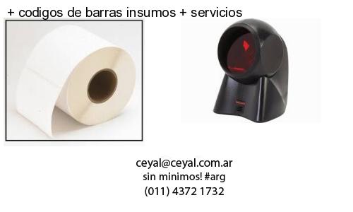   codigos de barras insumos   servicios