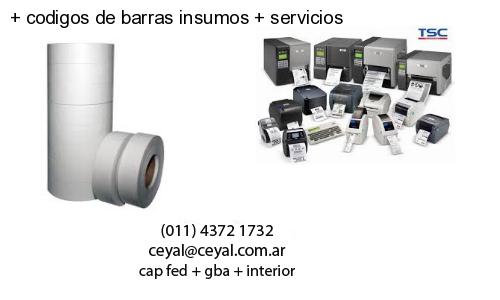   codigos de barras insumos   servicios