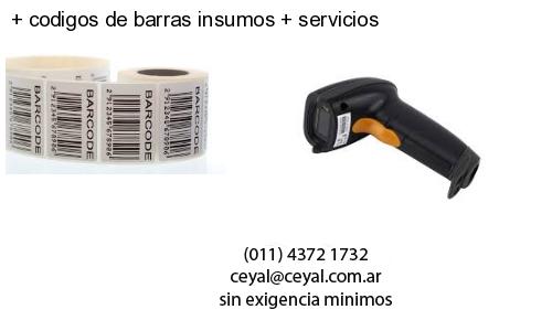   codigos de barras insumos   servicios