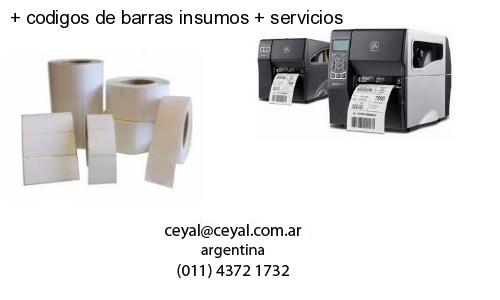   codigos de barras insumos   servicios