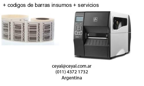   codigos de barras insumos   servicios