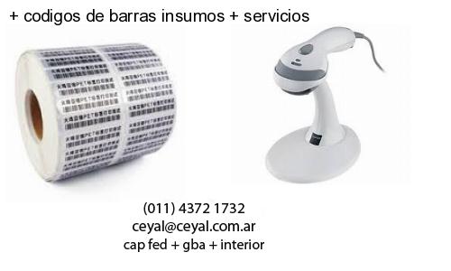  codigos de barras insumos   servicios