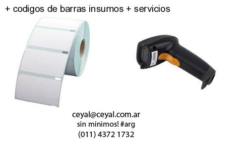   codigos de barras insumos   servicios