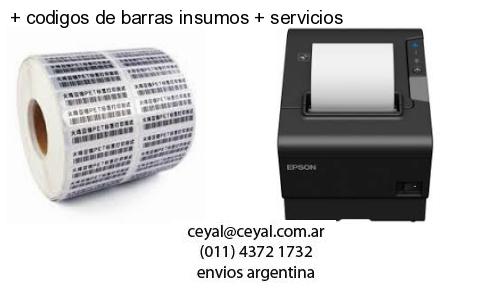   codigos de barras insumos   servicios