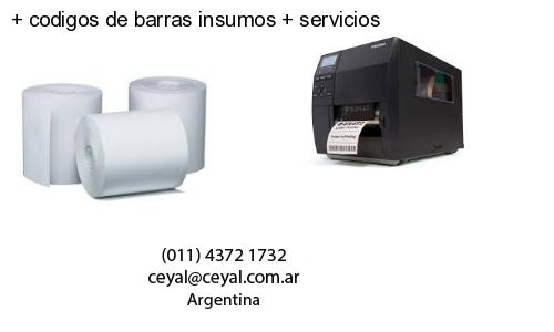   codigos de barras insumos   servicios