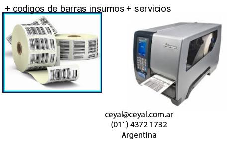   codigos de barras insumos   servicios