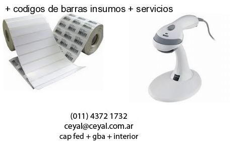   codigos de barras insumos   servicios