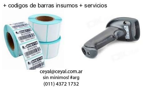   codigos de barras insumos   servicios