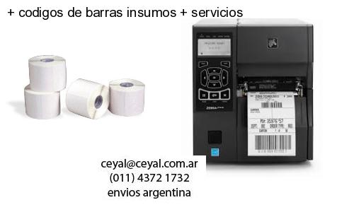   codigos de barras insumos   servicios