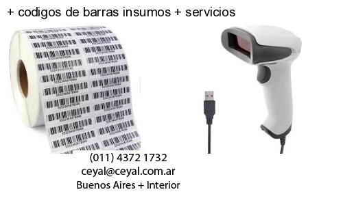   codigos de barras insumos   servicios