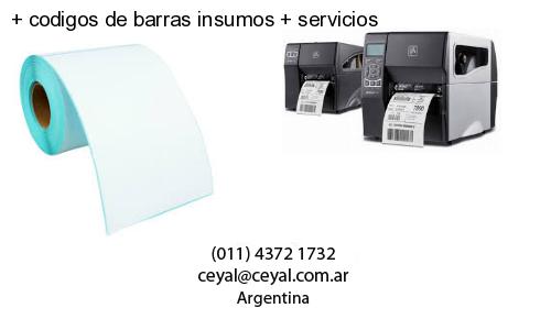   codigos de barras insumos   servicios