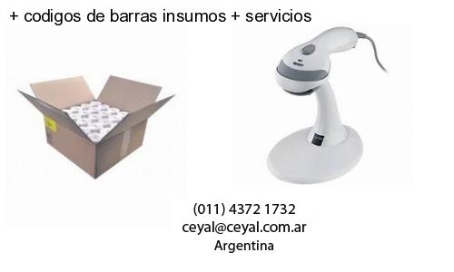   codigos de barras insumos   servicios