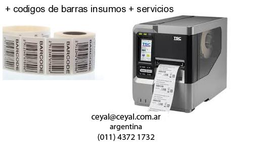   codigos de barras insumos   servicios