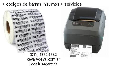   codigos de barras insumos   servicios