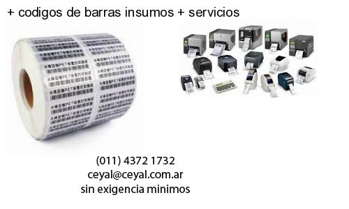   codigos de barras insumos   servicios