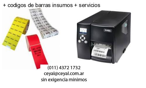   codigos de barras insumos   servicios