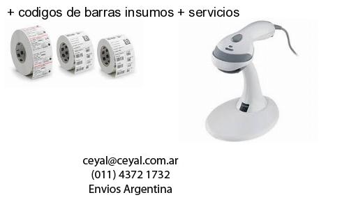   codigos de barras insumos   servicios