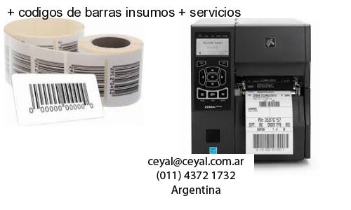   codigos de barras insumos   servicios