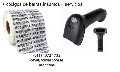   codigos de barras insumos   servicios