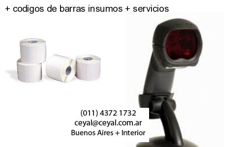   codigos de barras insumos   servicios