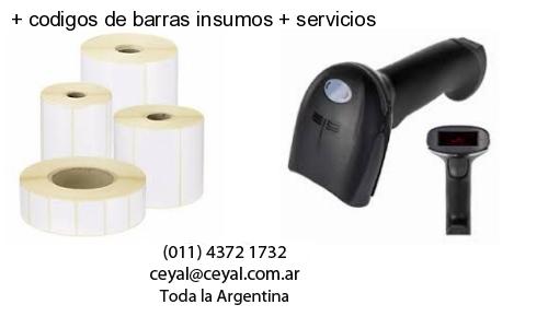   codigos de barras insumos   servicios