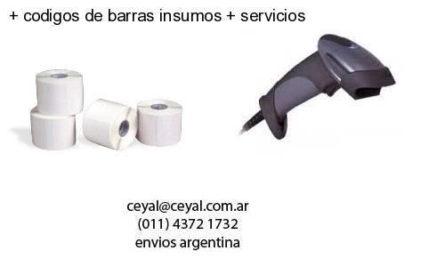   codigos de barras insumos   servicios