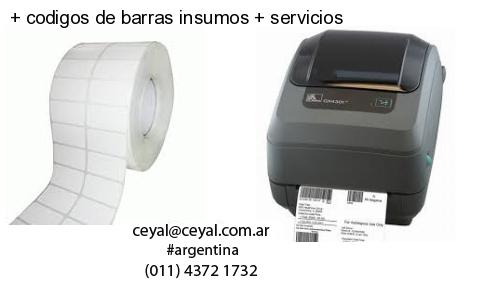   codigos de barras insumos   servicios